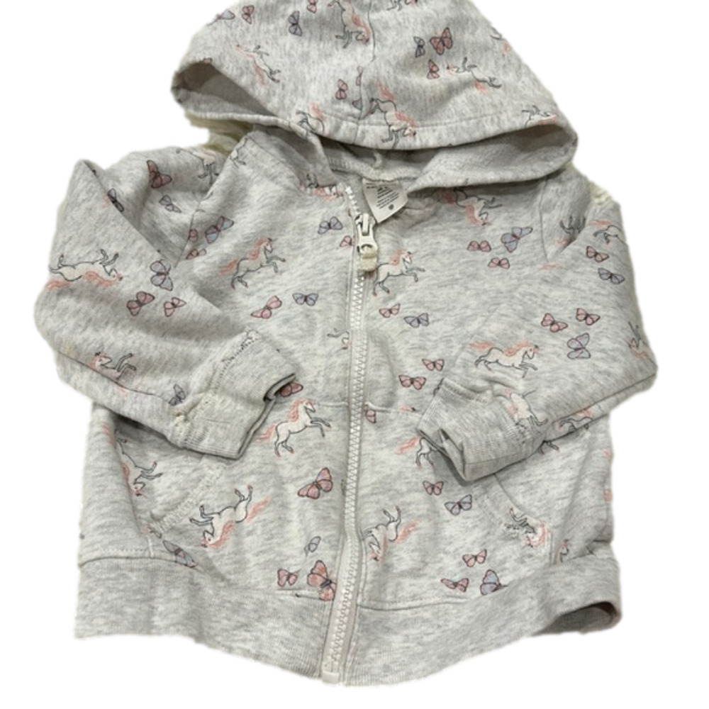 Carters 2 t zip up hoodie good condition